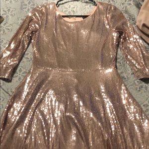 Pink Sequin Dress